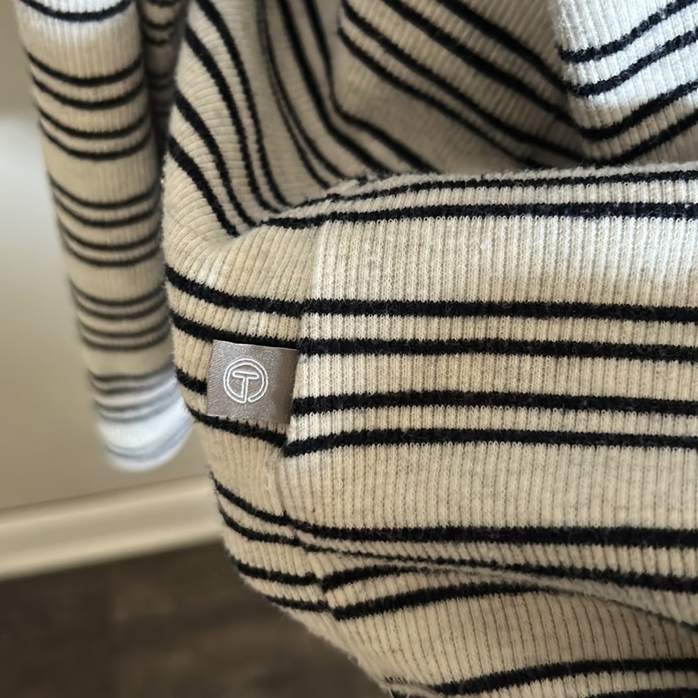 T by Talbots Striped Cowl Neck Top Size 2X - Picture 6 of 10